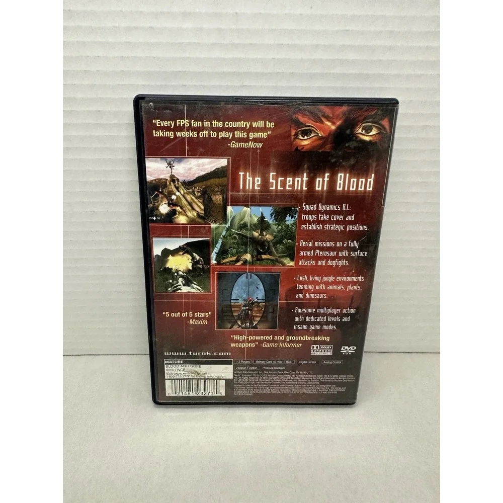Turok: Evolution (Sony PlayStation 2, 2002) CIB